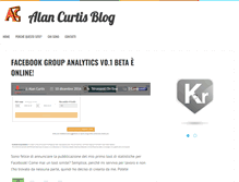 Tablet Screenshot of blog.alancurtis.it