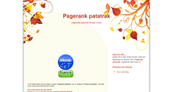 Desktop Screenshot of pagerankpatatrak.alancurtis.it